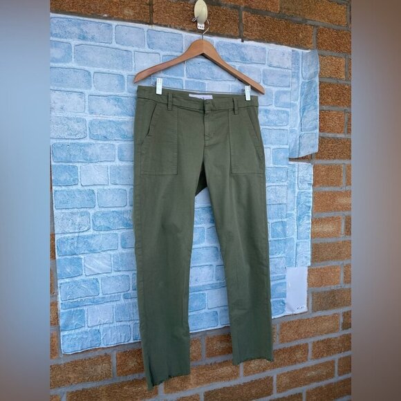 Frank & Eileen Blackrock, The Italian Utility Pant, Green size 8 - Picture 3 of 15